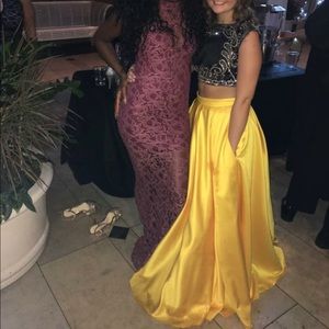 yellow jovani prom dress!